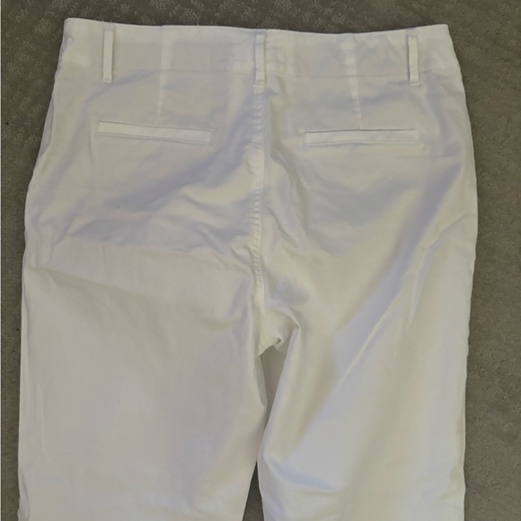 LOFT Perfect Straight white pants size 10 Tall - Picture 7 of 7